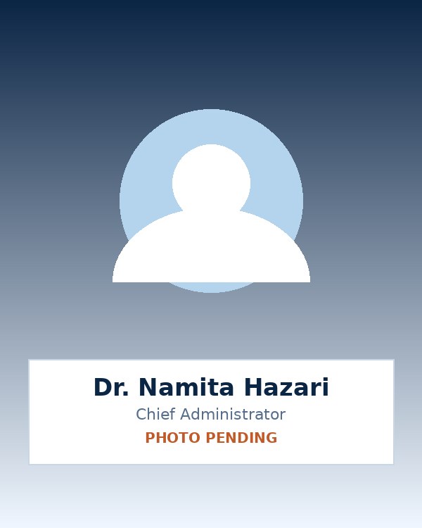 Dr. Namita Hazari – Chief Administrator, Hazari Eye Hospital