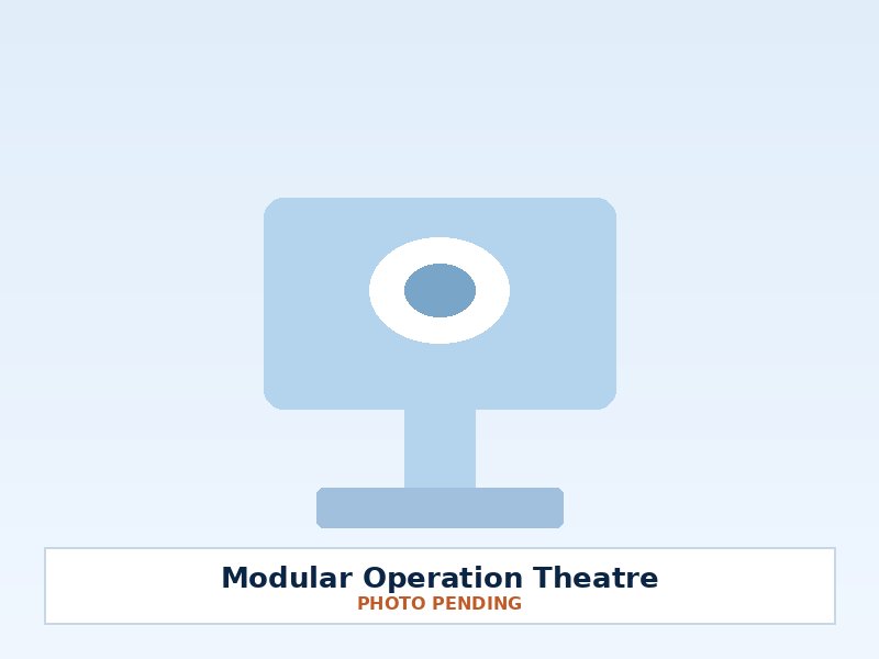 Modular Operation Theatre at Hazari Eye Hospital